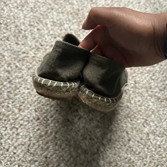 Women's Olive Espadrilles - Picture 3 of 4